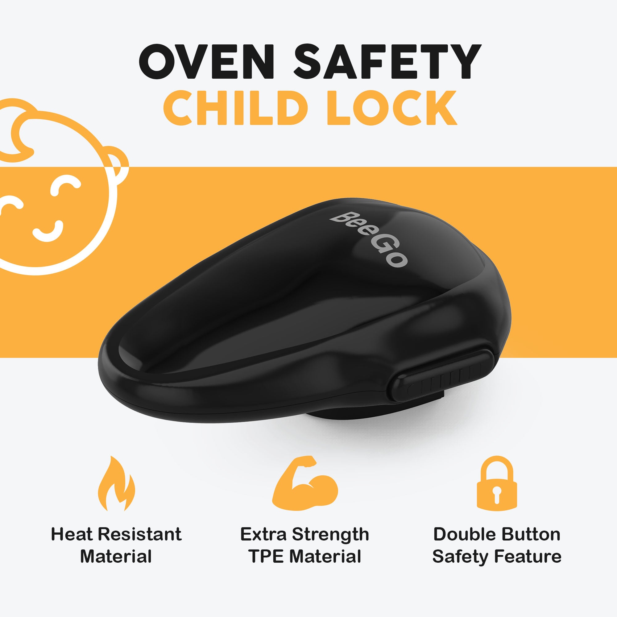 Child proof oven door 2024 lock